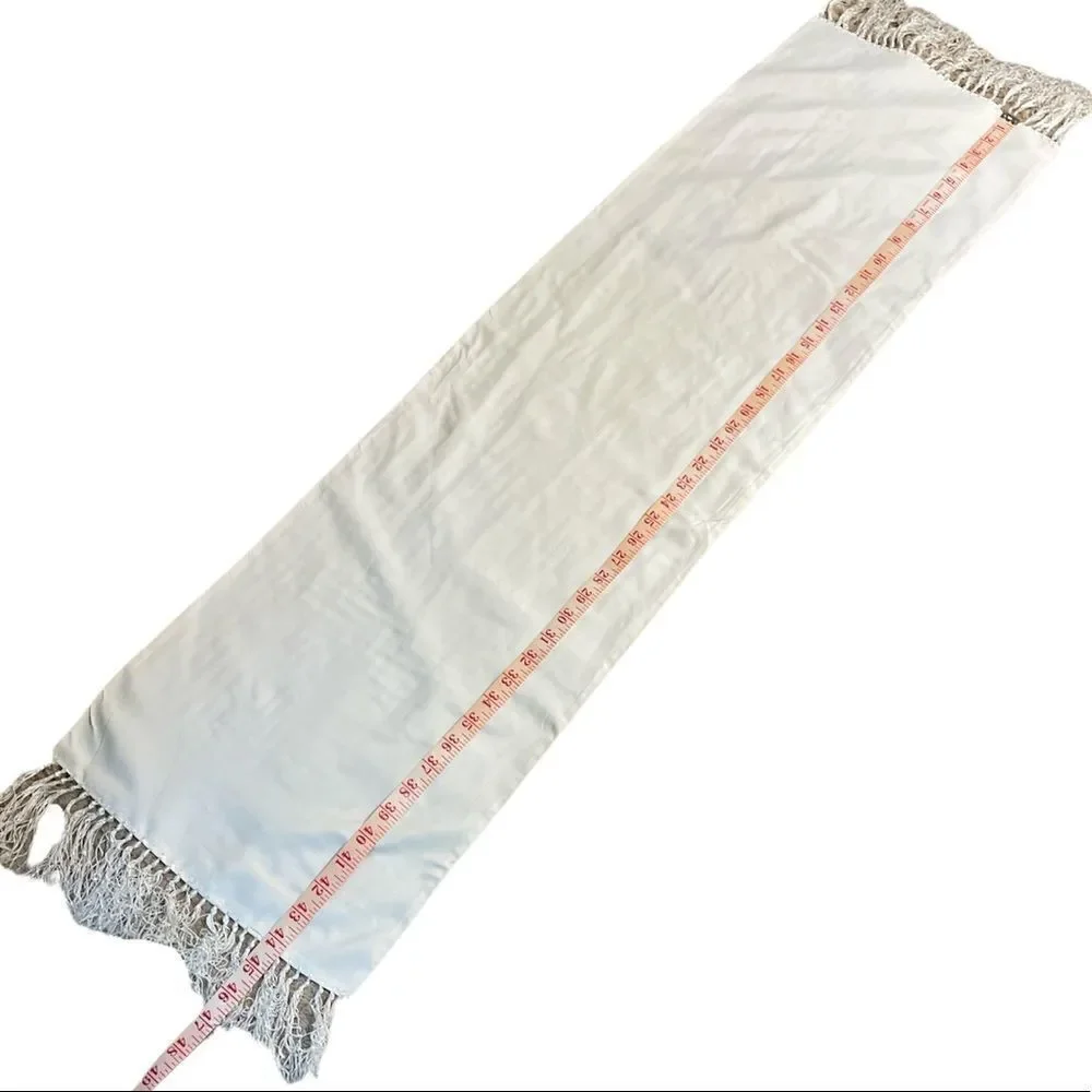 Cream Evening Scarf